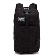 Taktisk gymryggsäck 25 liter, svart - NORDIC POWER