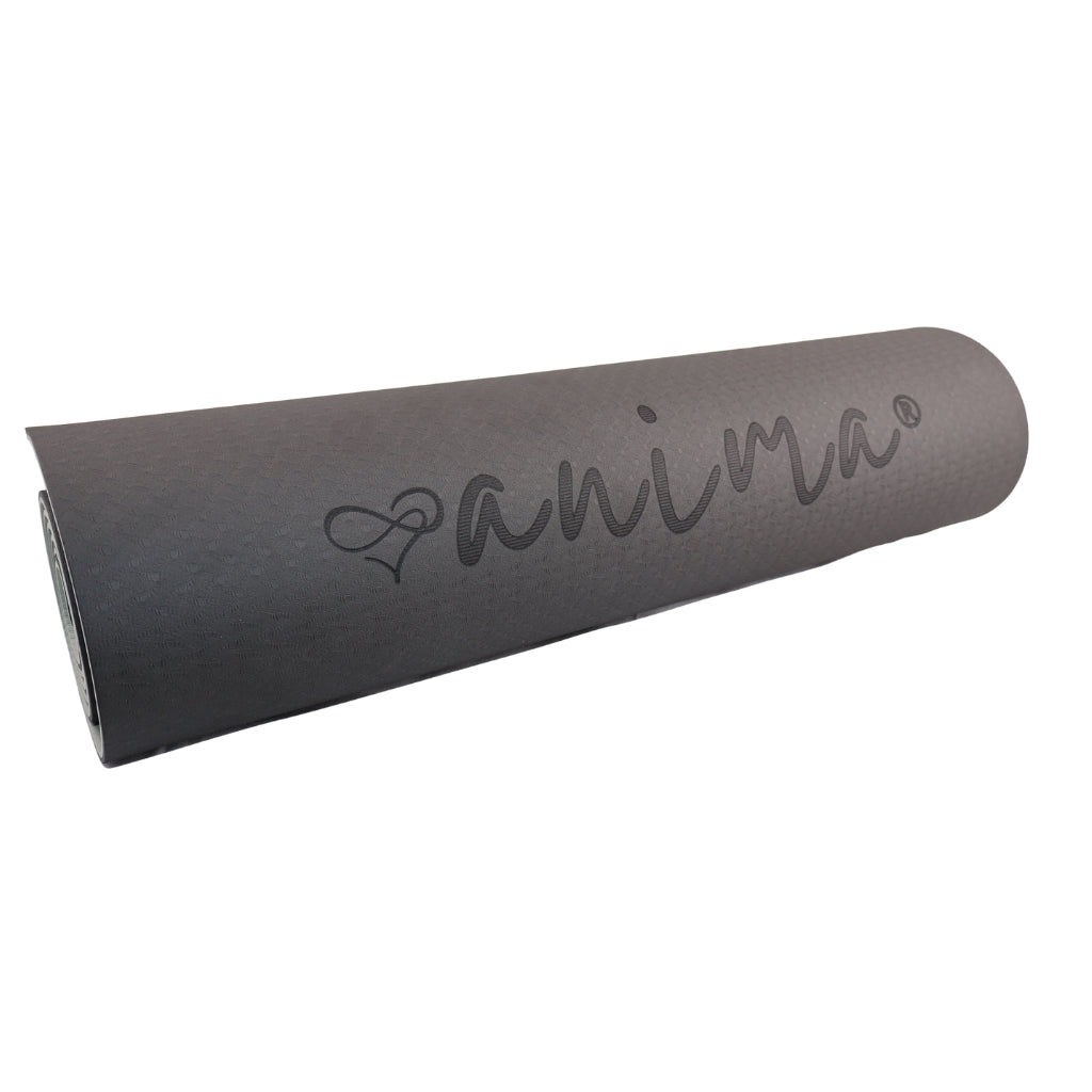 Yogamatta Grå 6 mm. NORDIC POWER