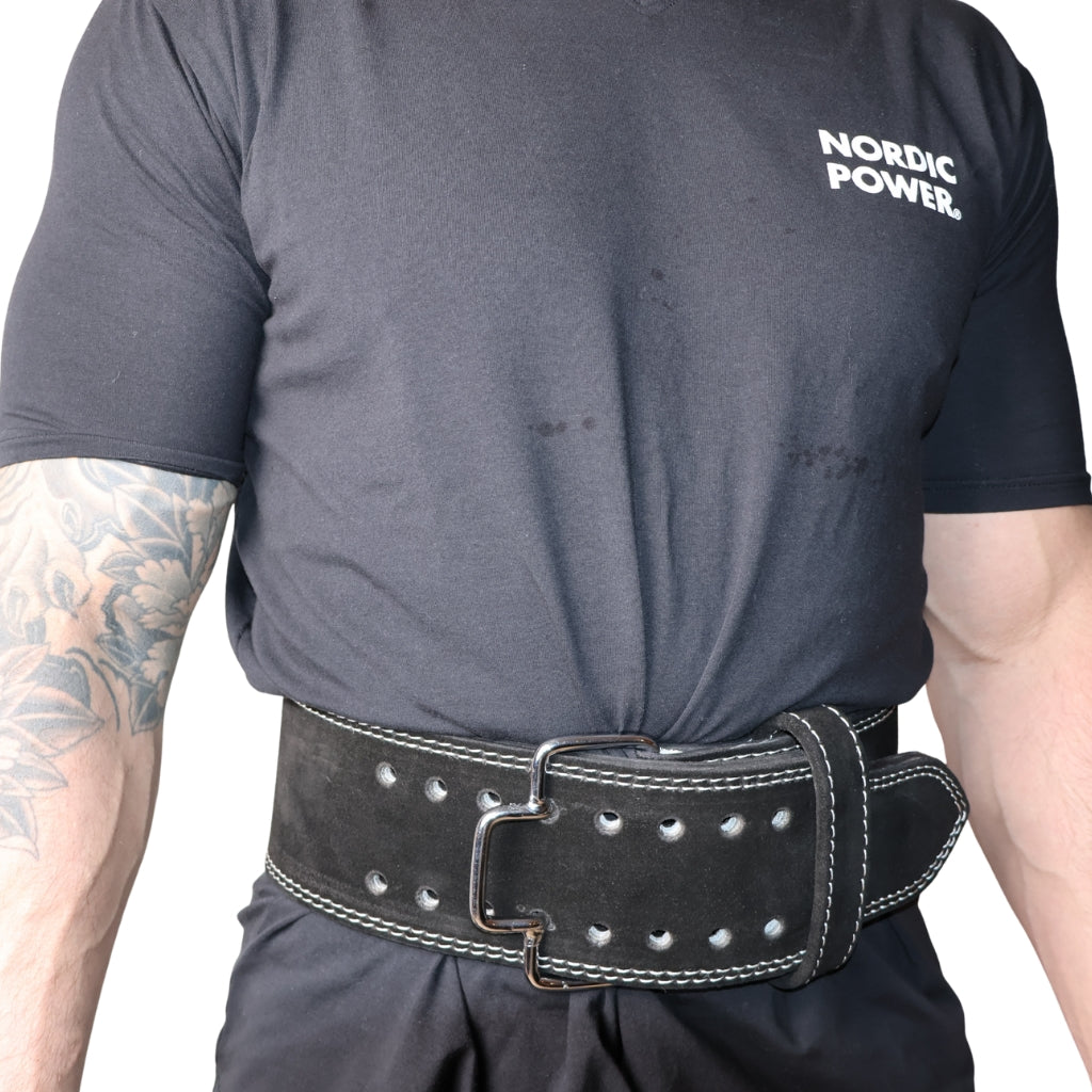 Professionellt träningsbälte, snabbkoppling, medium - NORDIC POWER