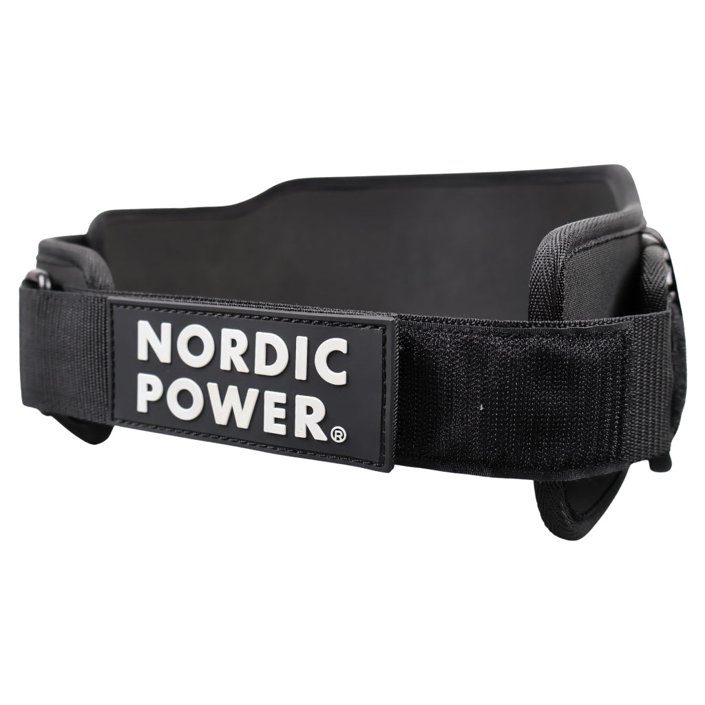 Träningsbälte superlätt, Liten, Svart - NORDIC POWER