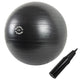 Träningsboll 55 cm svart, inkl. pump - NORDIC POWER