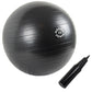 Träningsboll 55 cm svart, inkl. pump - NORDIC POWER