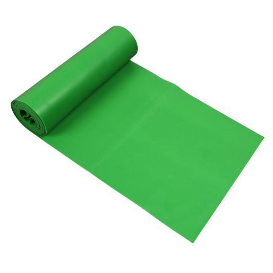Træningselastik Grøn i hård styrke, 2 Meter, latex - NORDIC POWER