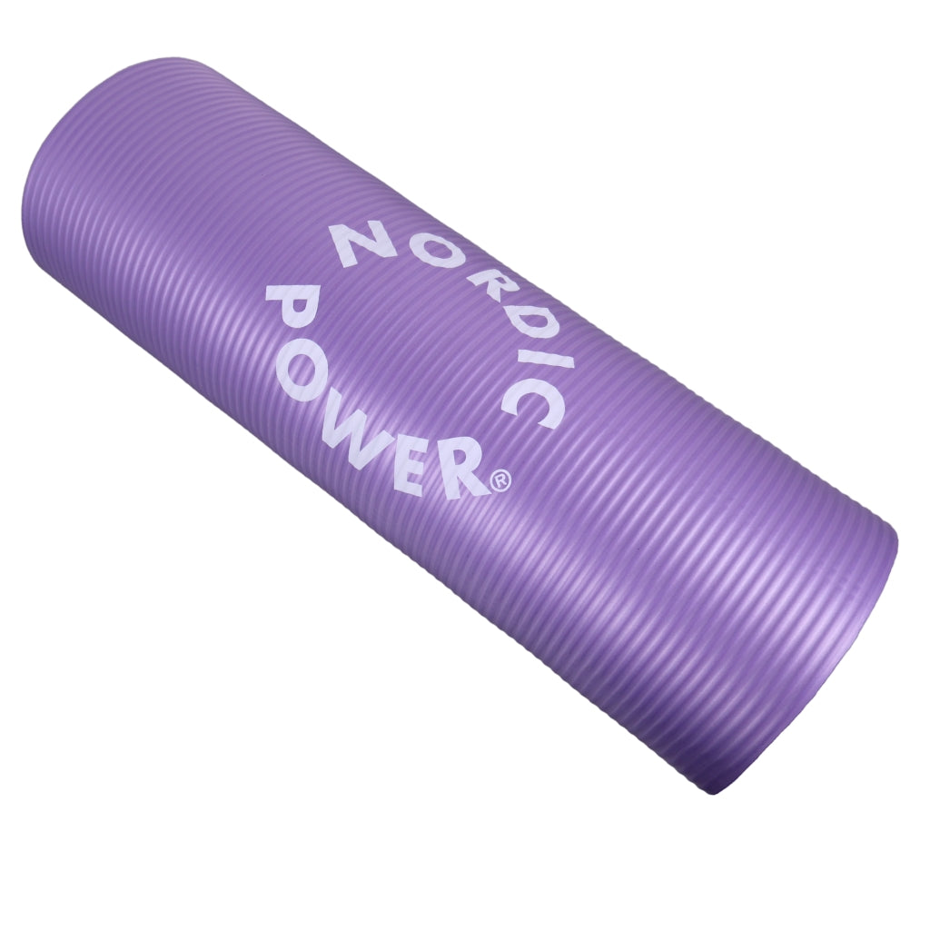 Träningsmatta Lila 1,5 cm Tjock - NORDIC POWER - ERBJUDANDE
