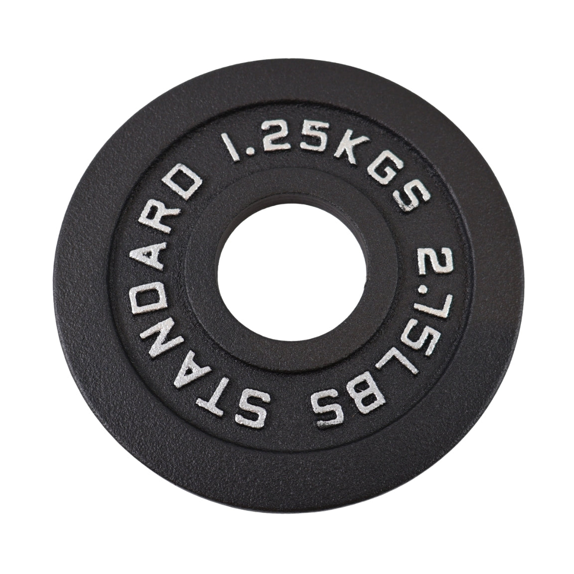 2 x Vægtskive 1,25 kg sort støbejern Ø50 - NORDIC POWER