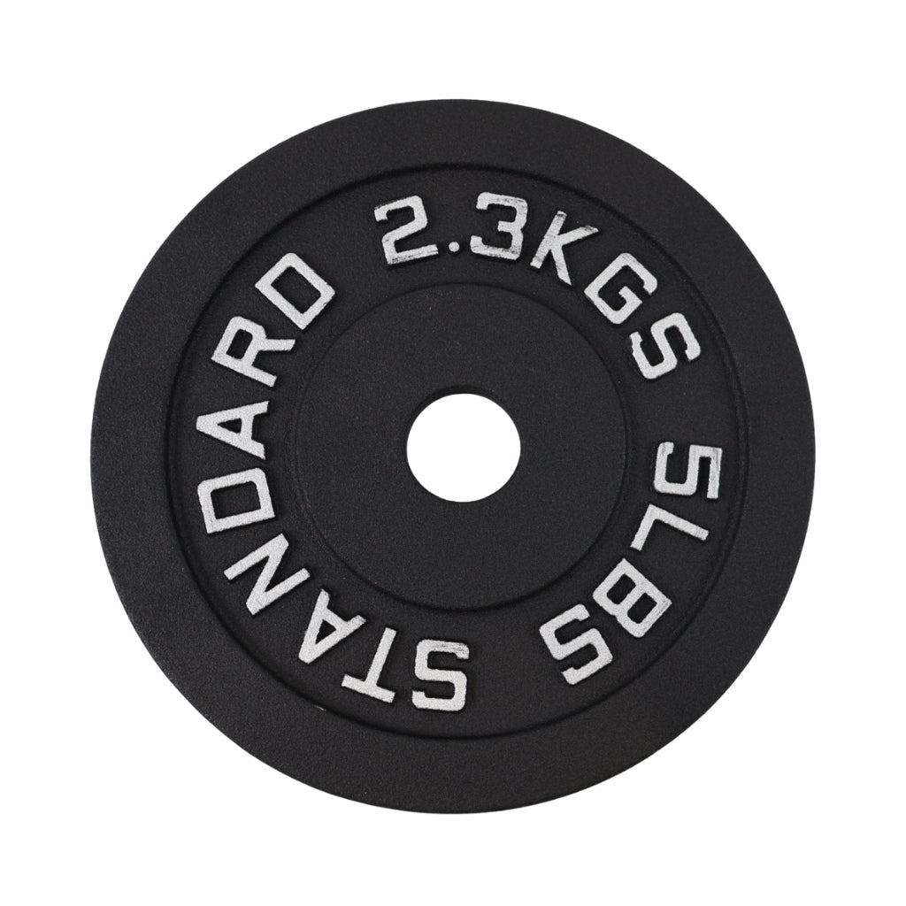Viktskiva 2.3 kg. Svart metall, Ø30 mm - NORDIC POWER