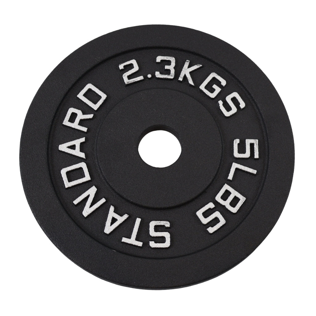 Viktskiva 2.3 kg. Svart metall, Ø30 mm - NORDIC POWER