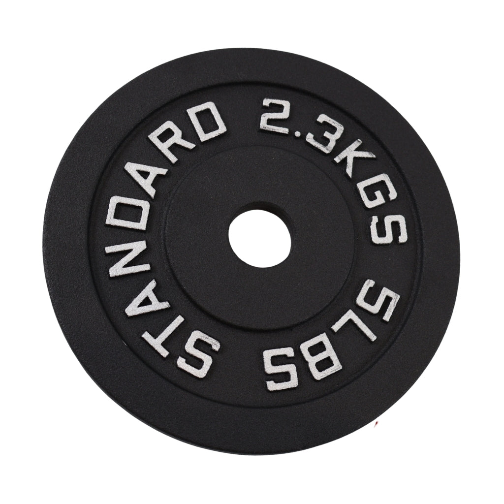 Viktskiva 2.3 kg. Svart metall, Ø30 mm - NORDIC POWER