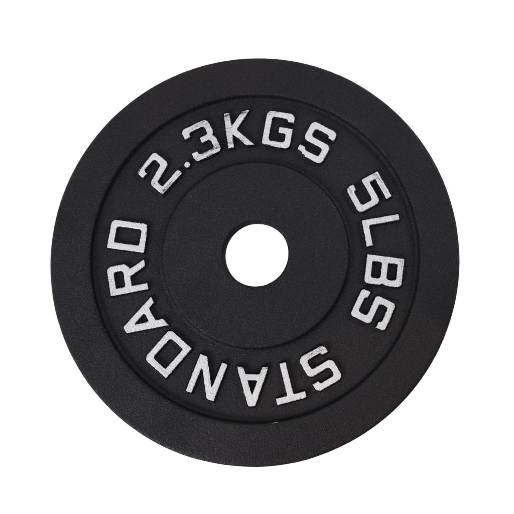Viktskiva 2.3 kg. Svart metall, Ø30 mm - NORDIC POWER