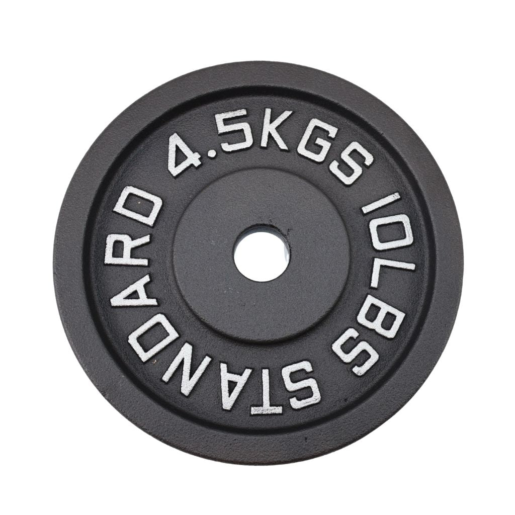 2 x 4,5 kg, Vægtskivesæt, Sort Metal, Ø30 mm - NORDIC POWER - Restparti