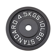 Viktskiva 5 kg, Svart metall, Ø30 mm - NORDIC POWER