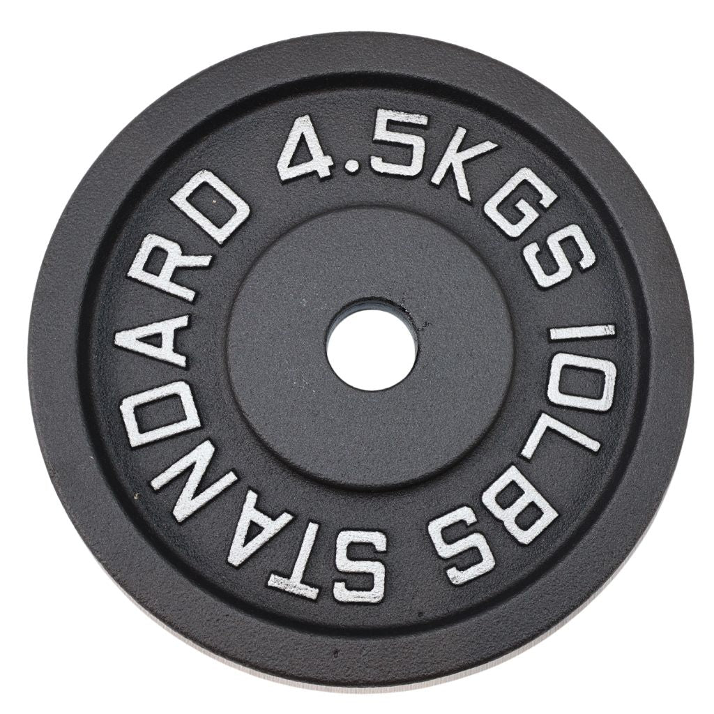 2 x 4,5 kg, Vægtskivesæt, Sort Metal, Ø30 mm - NORDIC POWER - Restparti
