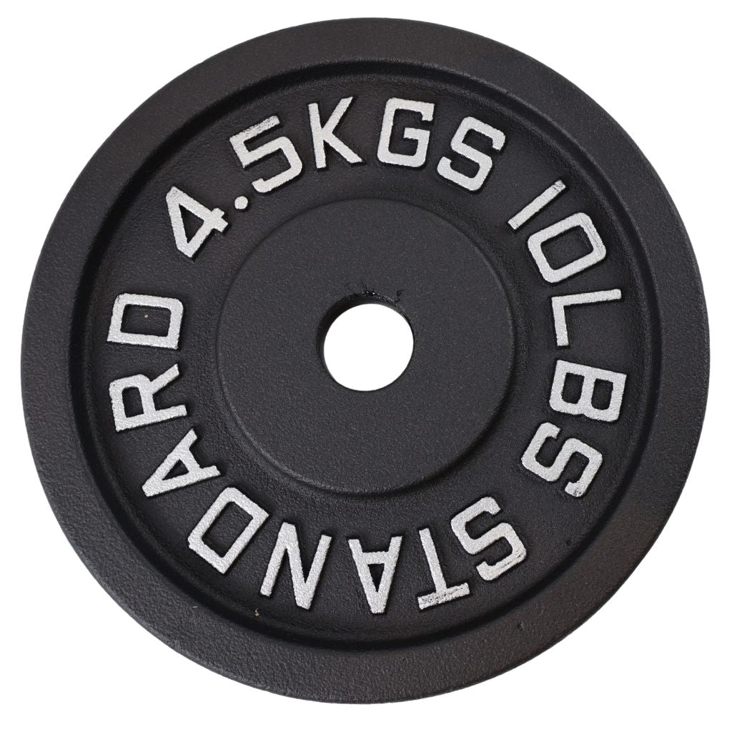 2 x 4,5 kg, Vægtskivesæt, Sort Metal, Ø30 mm - NORDIC POWER - Restparti