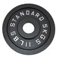 Viktskiva 5 kg. Svart metall 1 st. Ø50 mm - NORDIC POWER