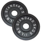 Viktskiva 5 kg. Svart metall 1 st. Ø50 mm - NORDIC POWER