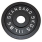Viktskiva 5 kg. Svart metall 1 st. Ø50 mm - NORDIC POWER