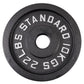 Viktskiva 10 kg. Svart metall 1 st. Ø50 mm - NORDIC POWER