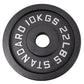 Viktskiva 10 kg. Svart metall 1 st. Ø50 mm - NORDIC POWER