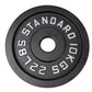 Viktskiva 10 kg. Svart metall 1 st. Ø50 mm - NORDIC POWER