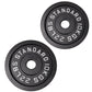 Viktskiva 10 kg. Svart metall 1 st. Ø50 mm - NORDIC POWER