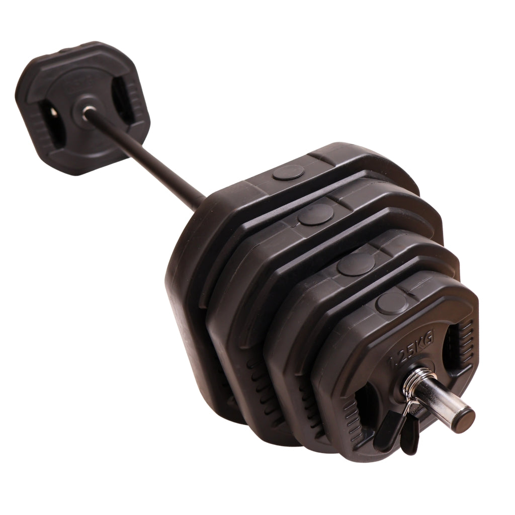 Bodypumpset 35 kg. Svart - NORDIC POWER - Ø25 mm