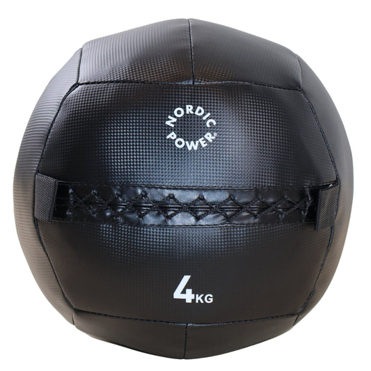 Väggboll 6 kg, Svart - NORDIC POWER