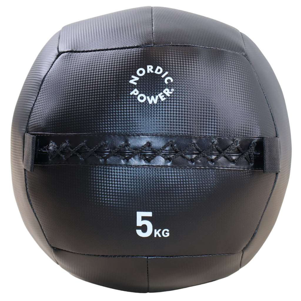 Väggboll 6 kg, Svart - NORDIC POWER