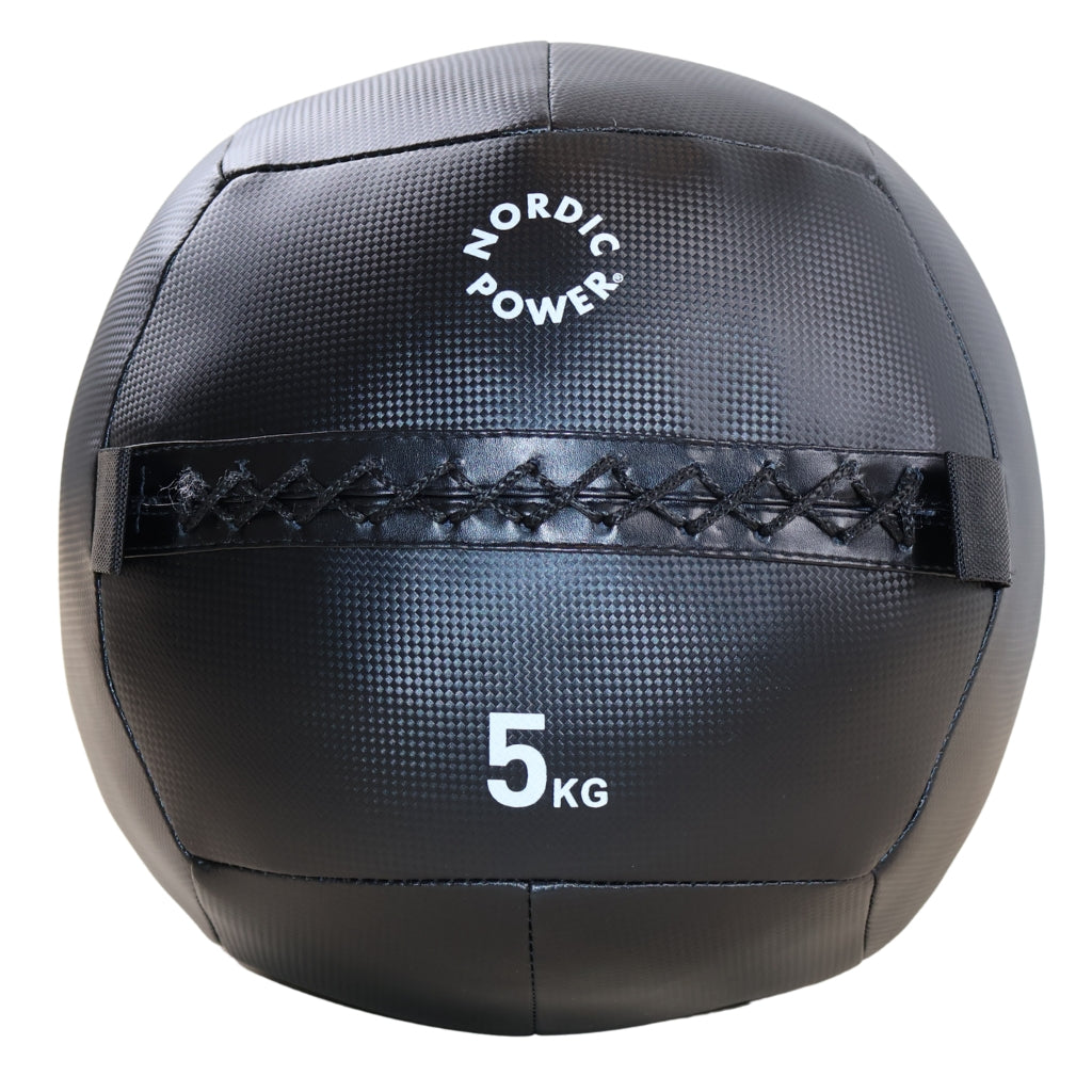 Väggboll 6 kg, Svart - NORDIC POWER