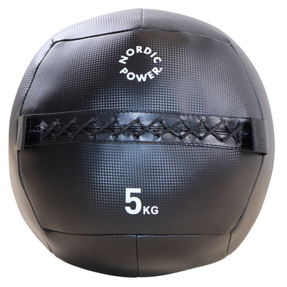 Väggboll 6 kg, Svart - NORDIC POWER
