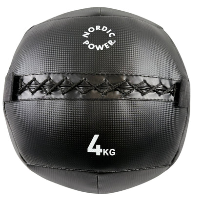Väggboll 6 kg, Svart - NORDIC POWER