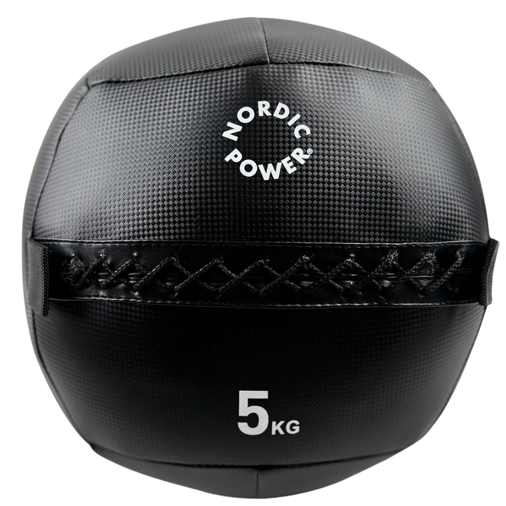 Väggboll 6 kg, Svart - NORDIC POWER