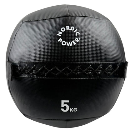 Väggboll 6 kg, Svart - NORDIC POWER