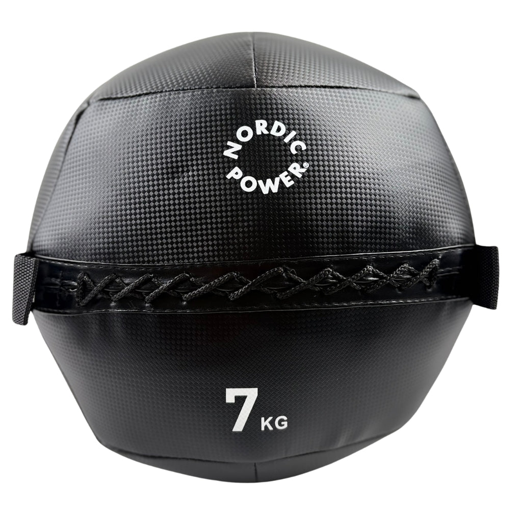 Väggboll 6 kg, Svart - NORDIC POWER