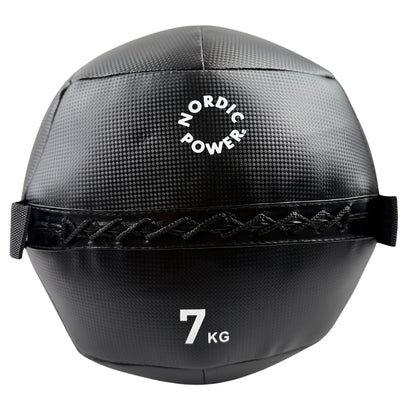 Väggboll 6 kg, Svart - NORDIC POWER