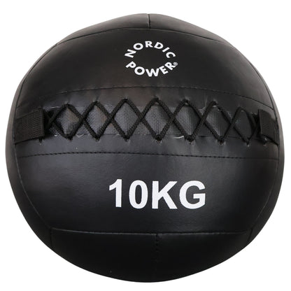 Väggboll 10 kg, Svart - NORDIC POWER