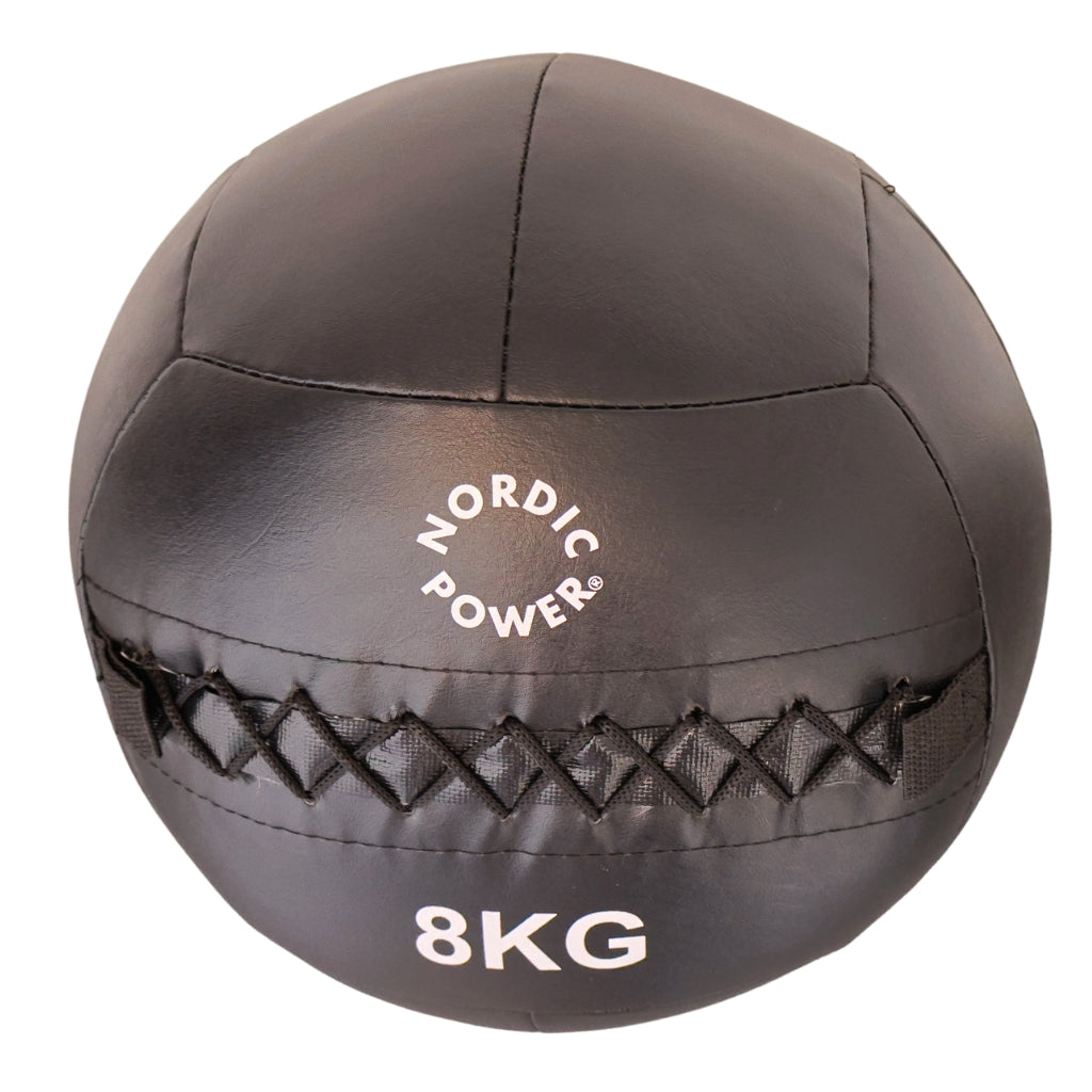 Wall ball 8 kg, Svart - NORDIC POWER