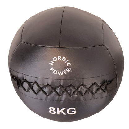 Väggboll 8 kg, Svart - NORDIC POWER