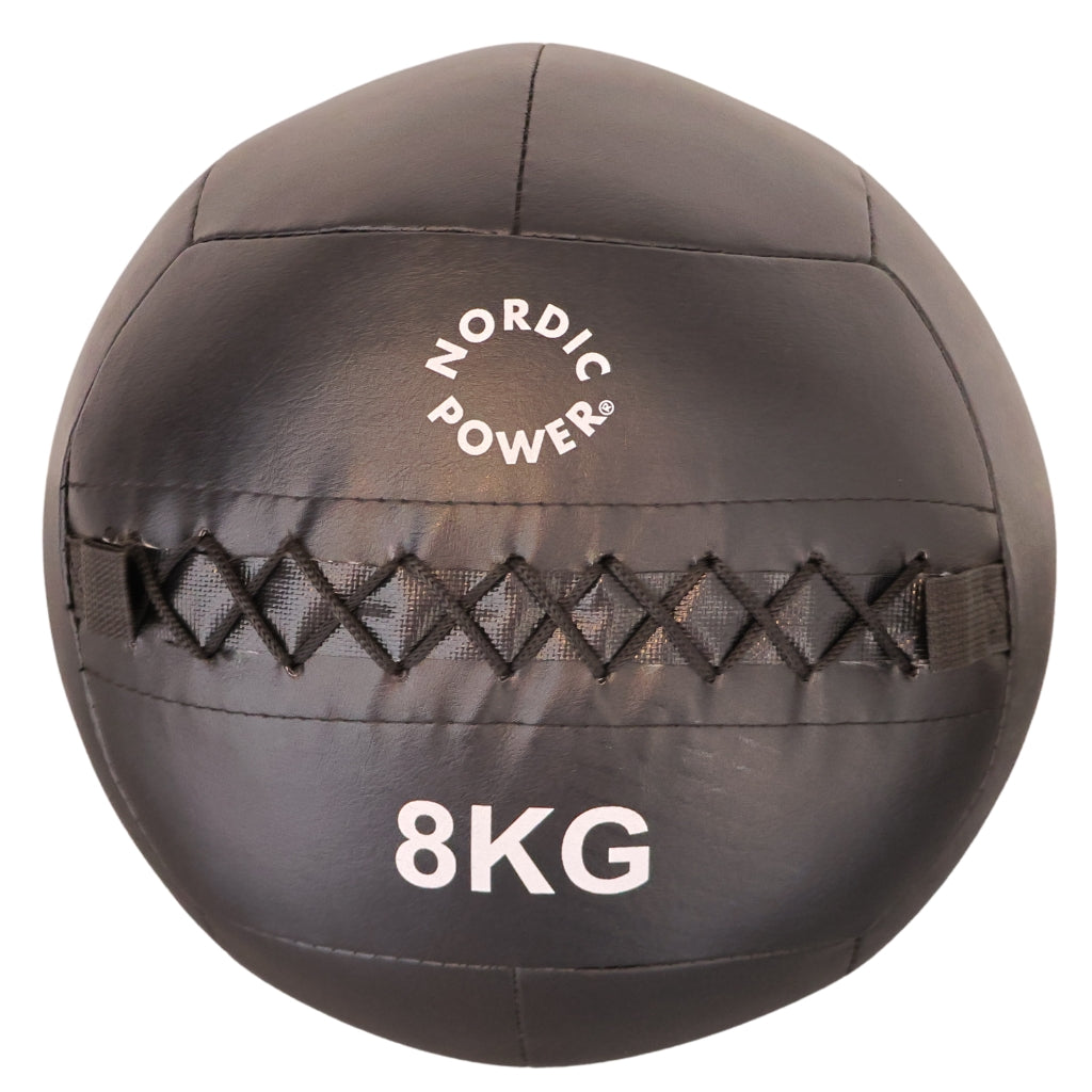 Wall ball 8 kg, Svart - NORDIC POWER