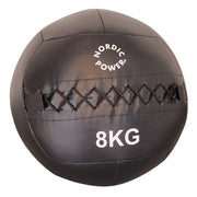 Wall ball 8 kg, Svart - NORDIC POWER