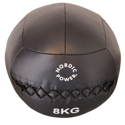 Väggboll 8 kg, Svart - NORDIC POWER
