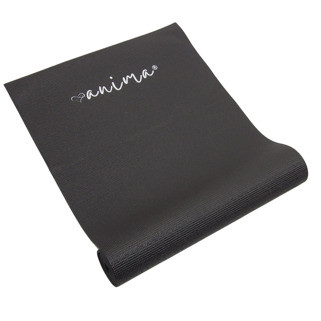 Sort Yogamåtte 8 mm. Køb Billigt Yogaudstyr Fra ANIMA - Maxis.dk