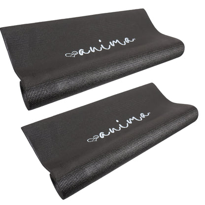 2 st. yogamatta svart 3 mm - ANIMA