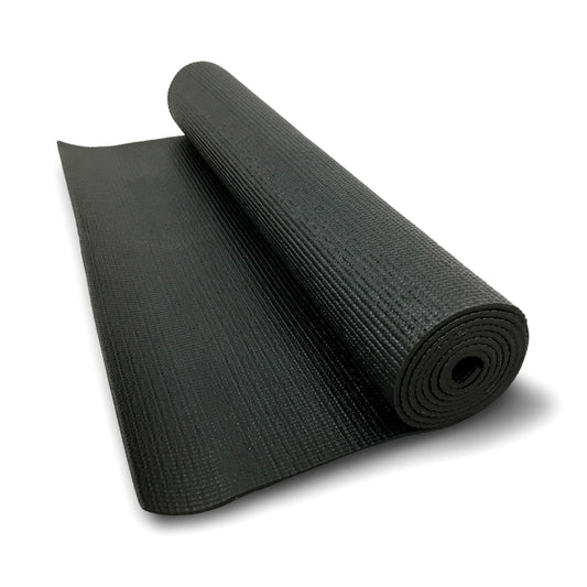 Køb Billig Yogamåtte 4 mm. Sort - Perfekt Til Dine Yoga Øvelser 